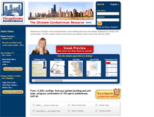 Tablet Screenshot of chicagocondosonline.com